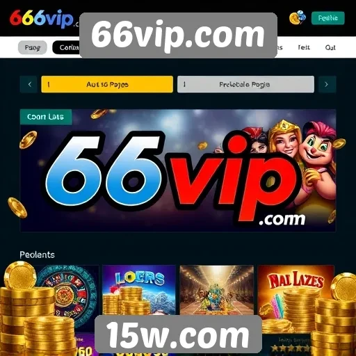 Análise das funcionalidades do site 66vip.com
