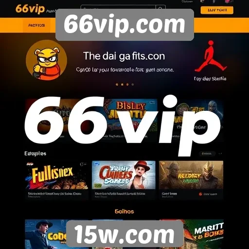 Interface do usuário e experiência de navegação no 66vip